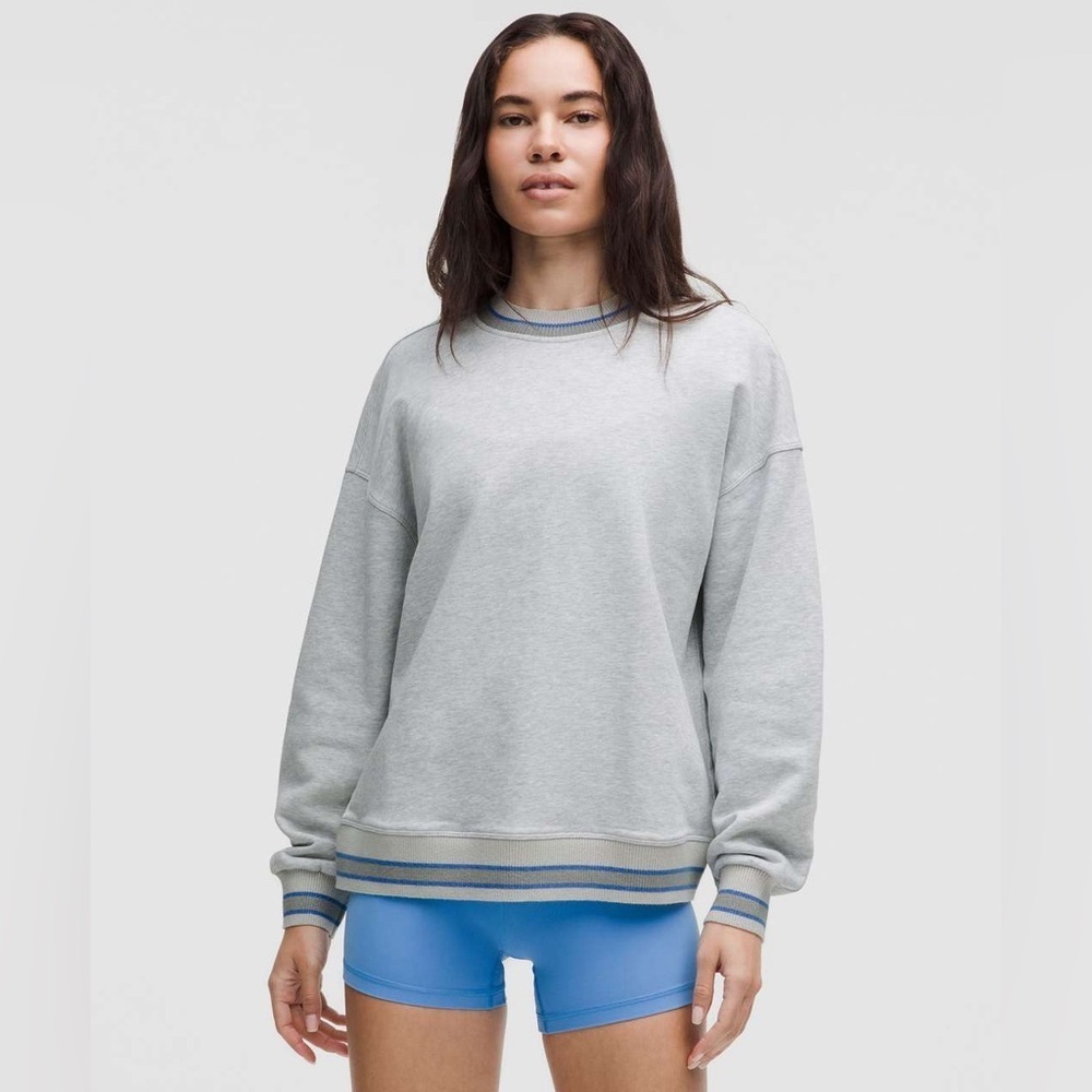 Lululemon Perfectly Oversized Ringer Crew size small